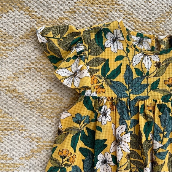 Who what wear yellow floral dress - Picture 4 of 11